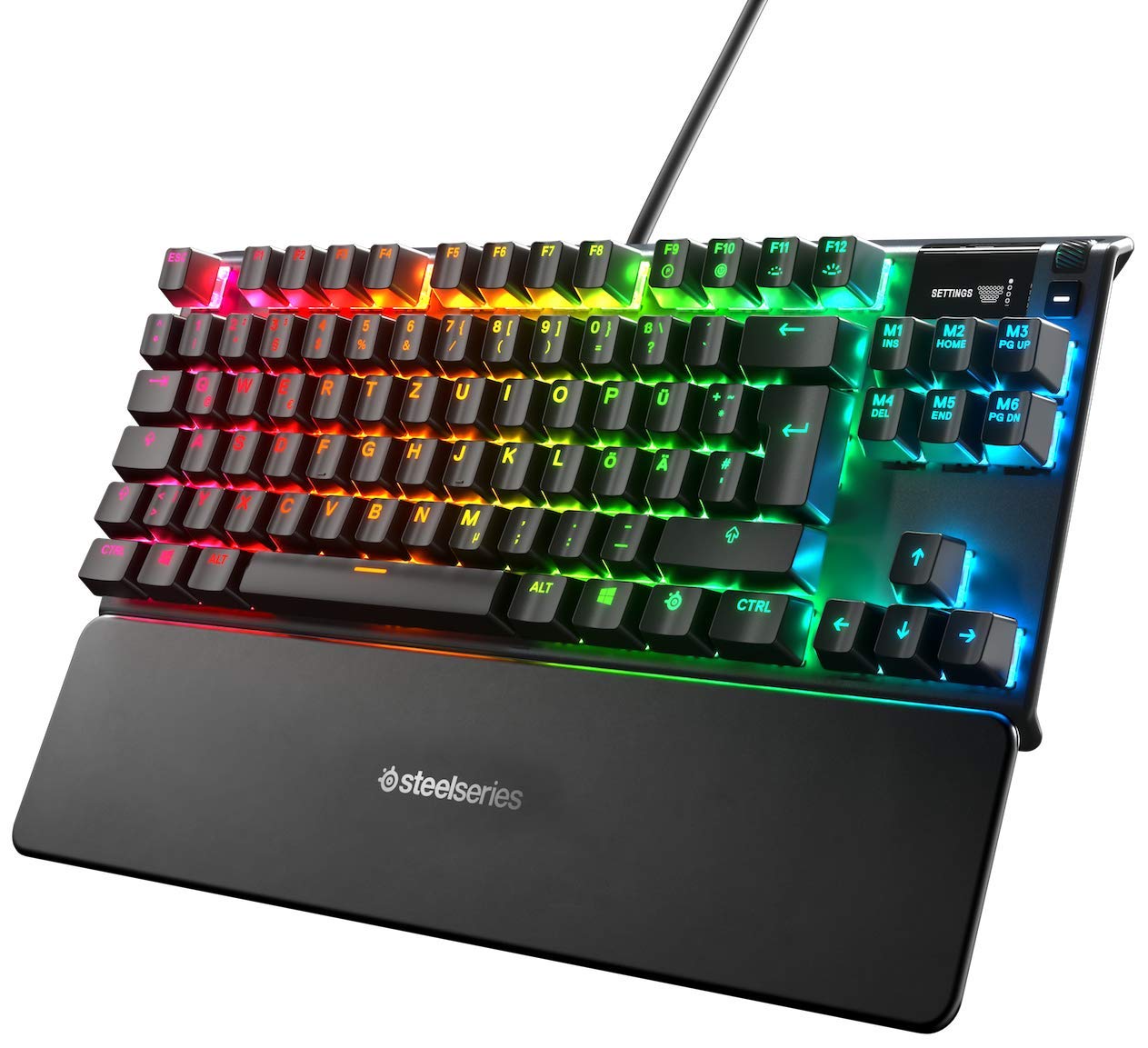 SteelSeries Apex 7 TKL Gaming Tastatur, QX2 RED, RGB-LED