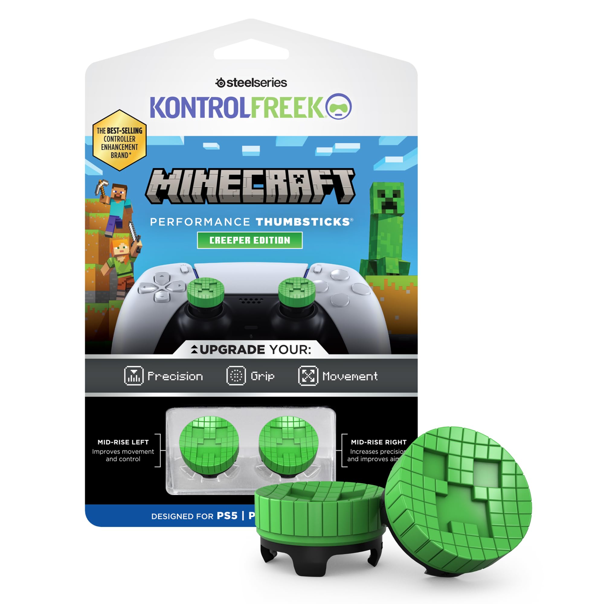 SteelSeries SteelSeries KontrolFreek Performance Thumbsticks Creeper