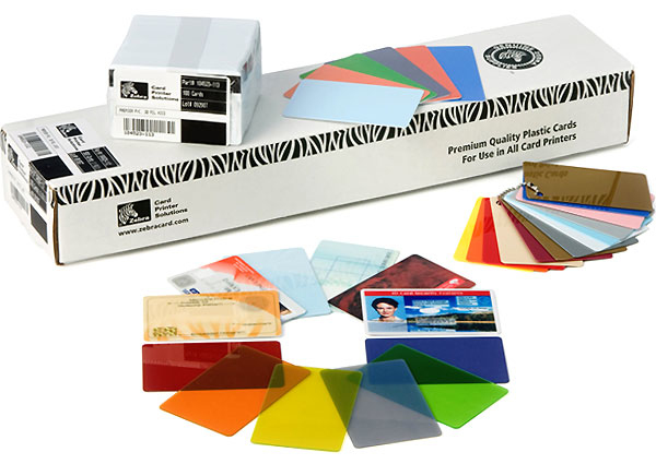 ZEBRA ZEBRA Plastikkarten 86x54mm 500 St. weiss,10mil,0,25mm,PVC