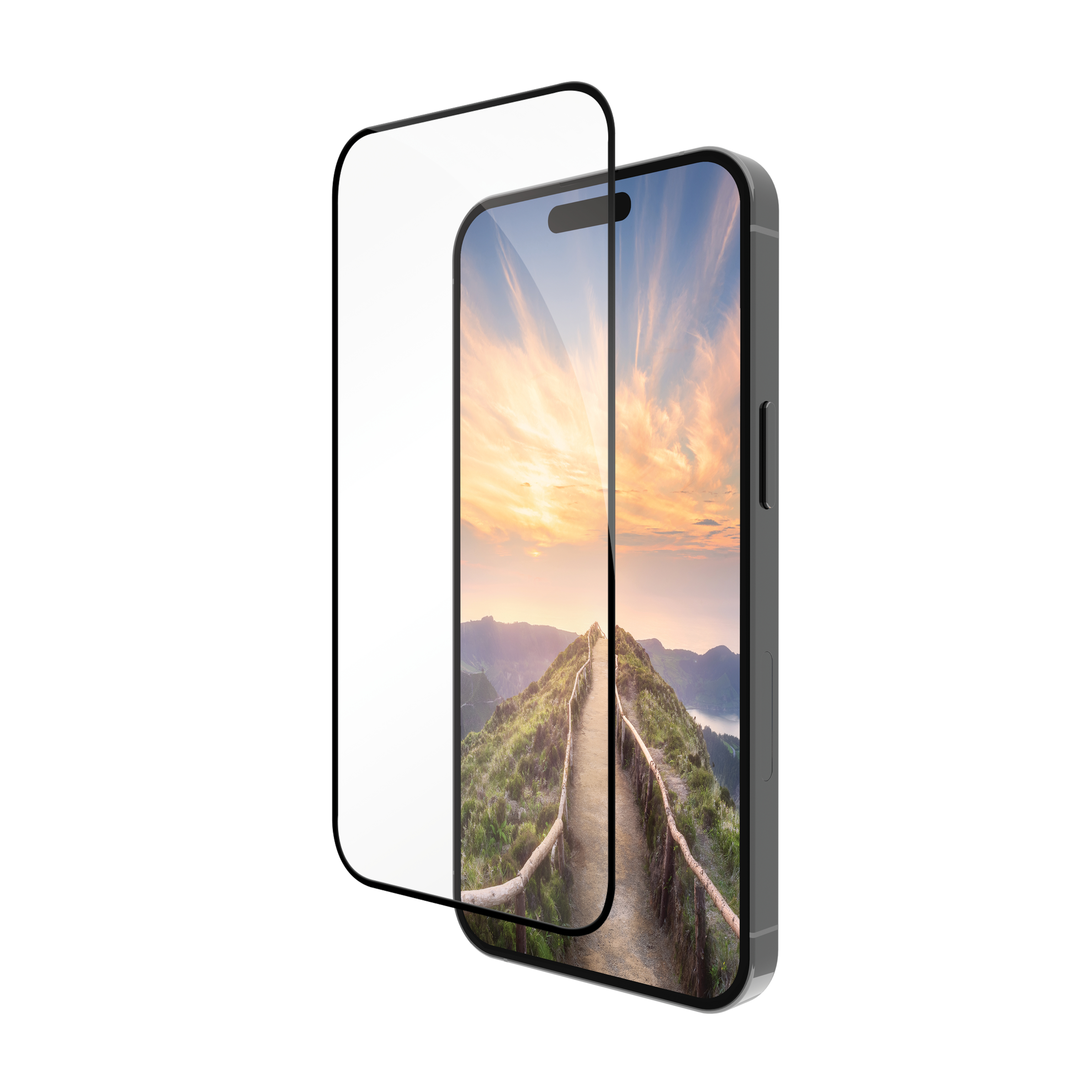 D.bramante1928 Bulk eco-glass iPhone 16 Pro Black Edge