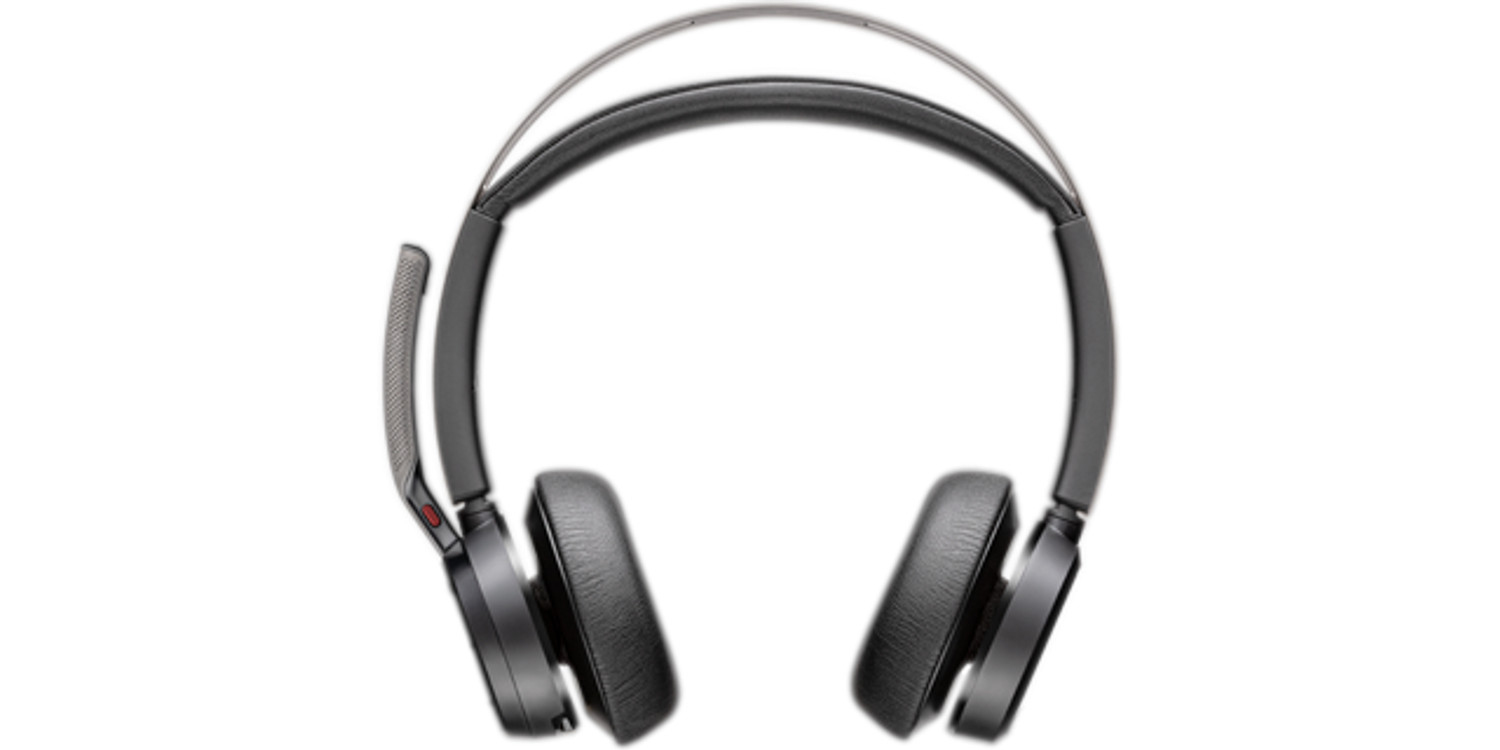 HP Poly Voyager Focus 2 On-Ear Headset Stereo kabellos Bluetooth Ladestation