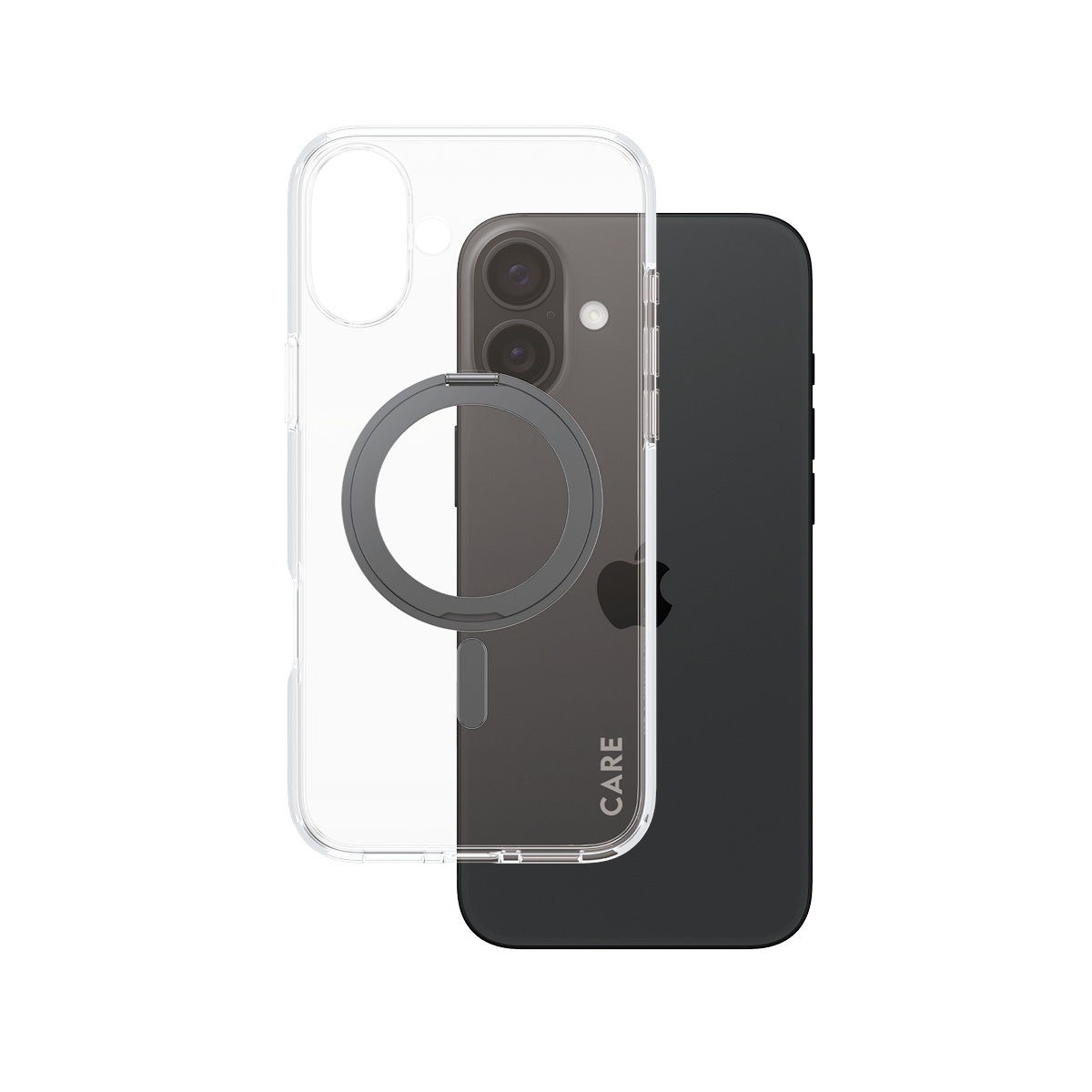 PanzerGlass Coque Feature Kickstand iPhone 16 Plus Noir