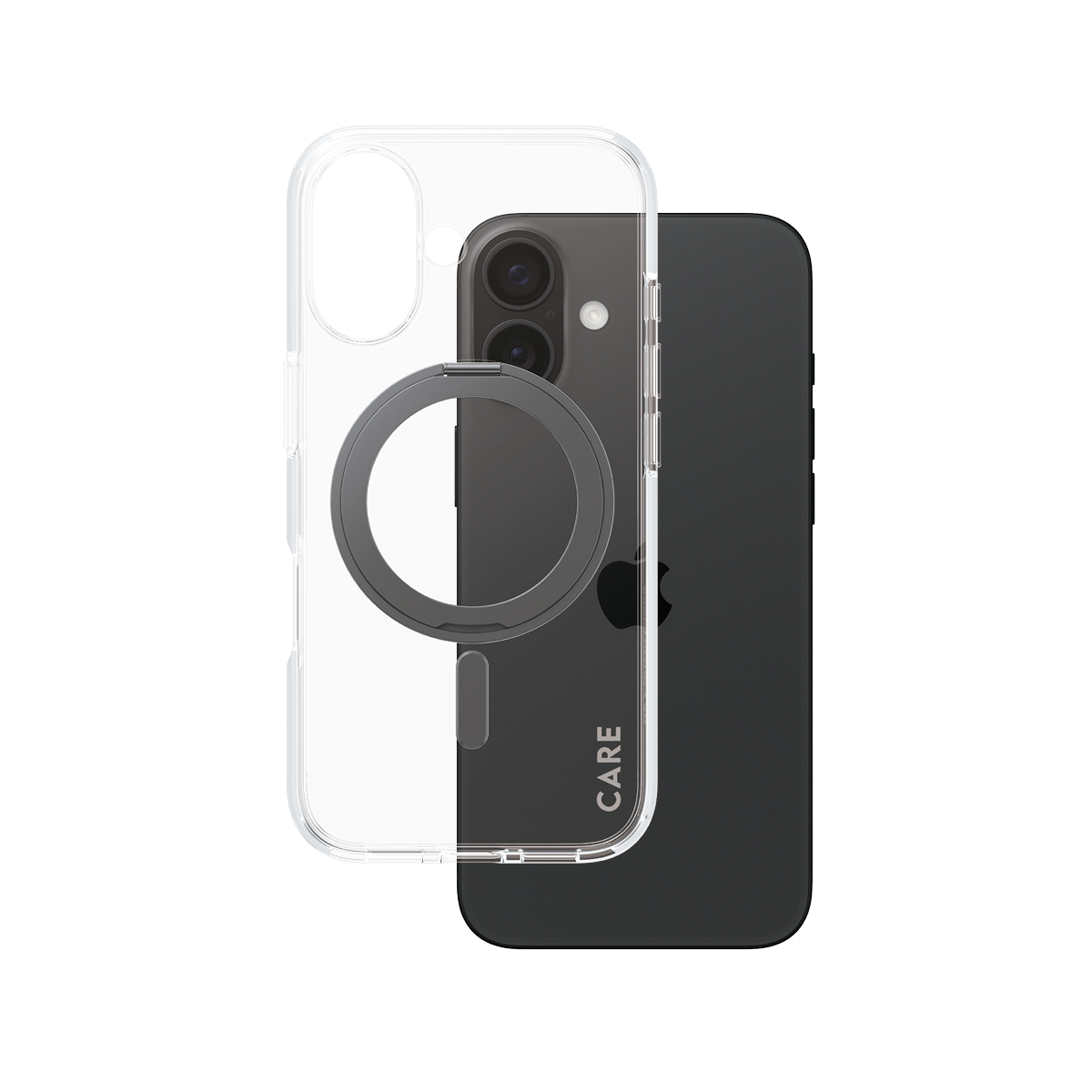 PanzerGlass Coque Feature Kickstand iPhone 16 Noir