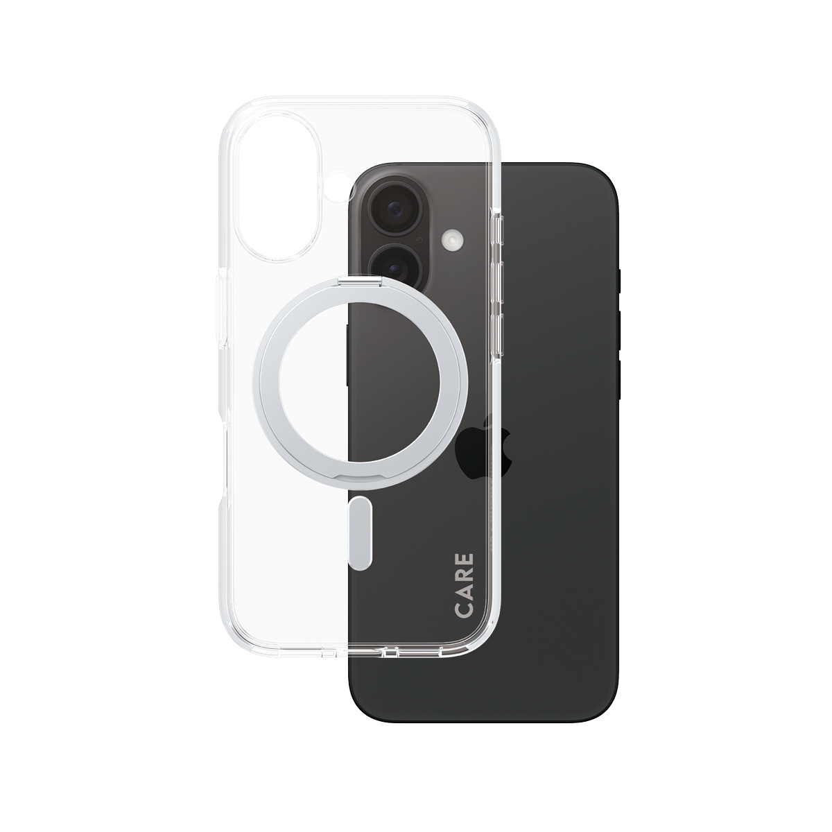 PanzerGlass Coque Feature Kickstand iPhone 16 Argent