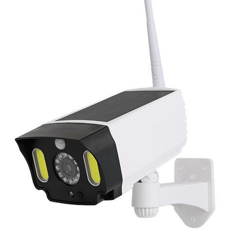 GENERIQUE Caméra factice extérieure avec leds et panneau solaire