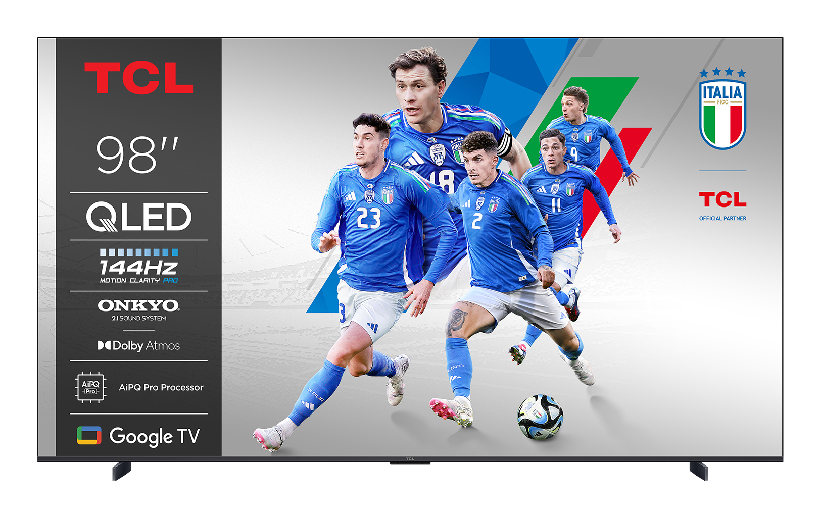 TCL 4K QLED 144Hz 98P89K 249 cm GOOGLE TV