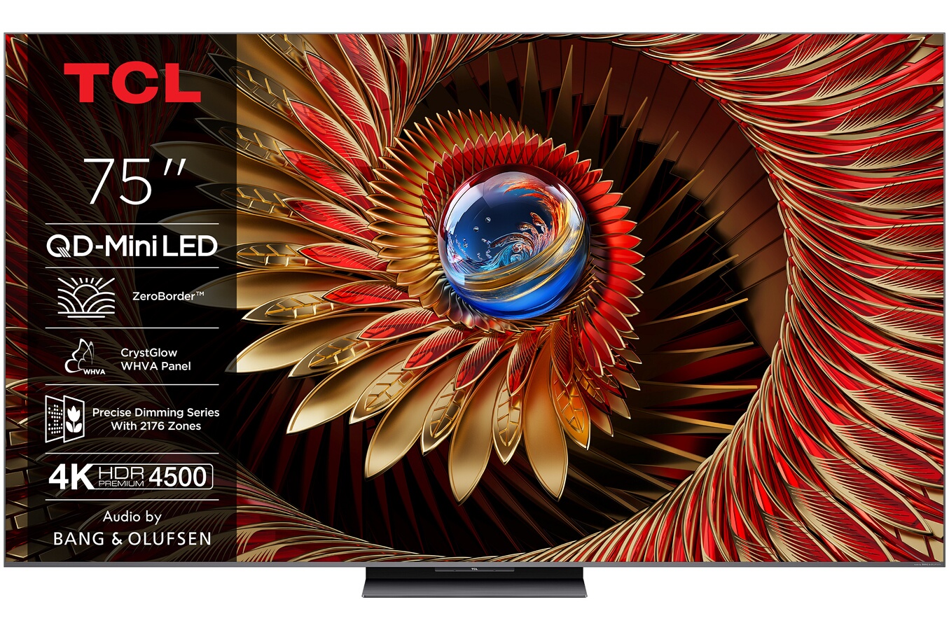 TCL 75C89K QD-MiniLed Système Bang & Olufsen 144 Hz 4K 189 cm 2025