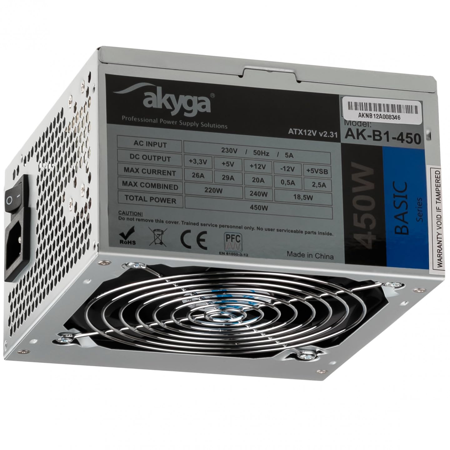 Akyga Alimentation ATX Basic AK-B1 420W