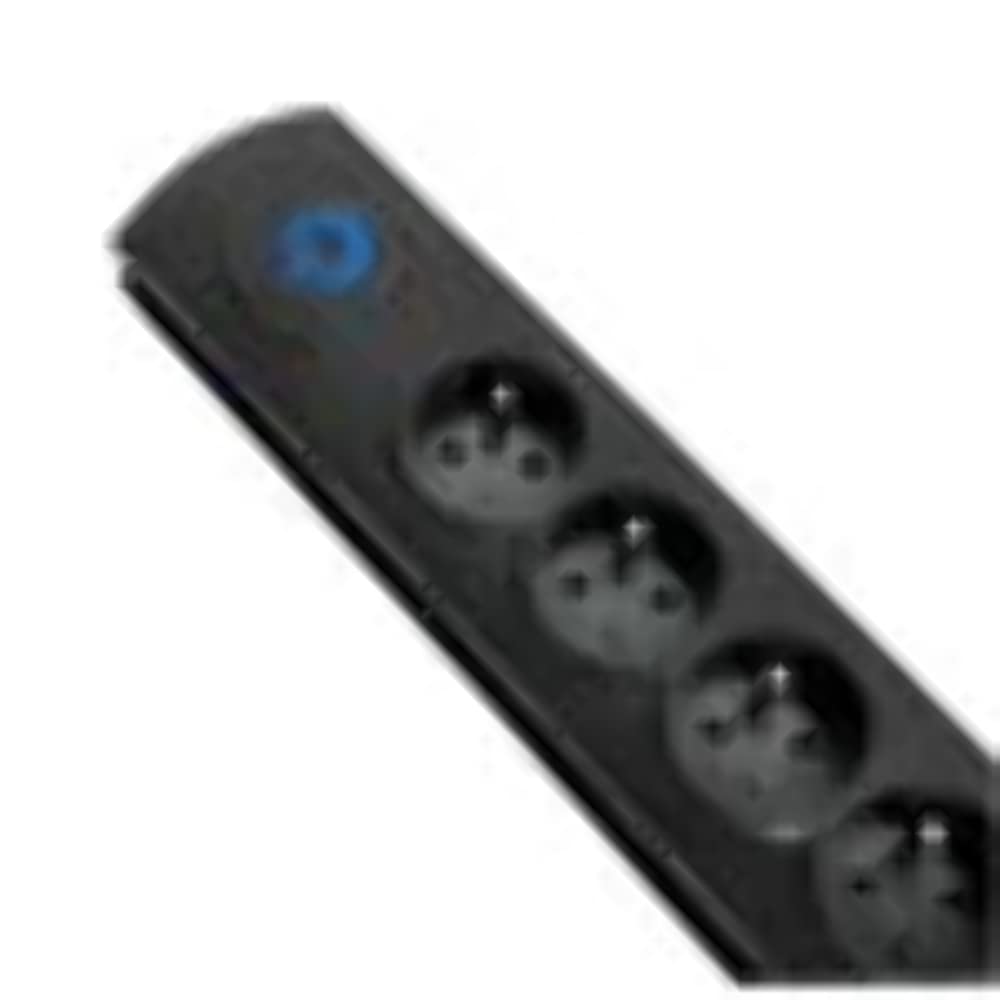 1Control Multiprise 6 prises + Interrupteur 1.50m (Noir)
