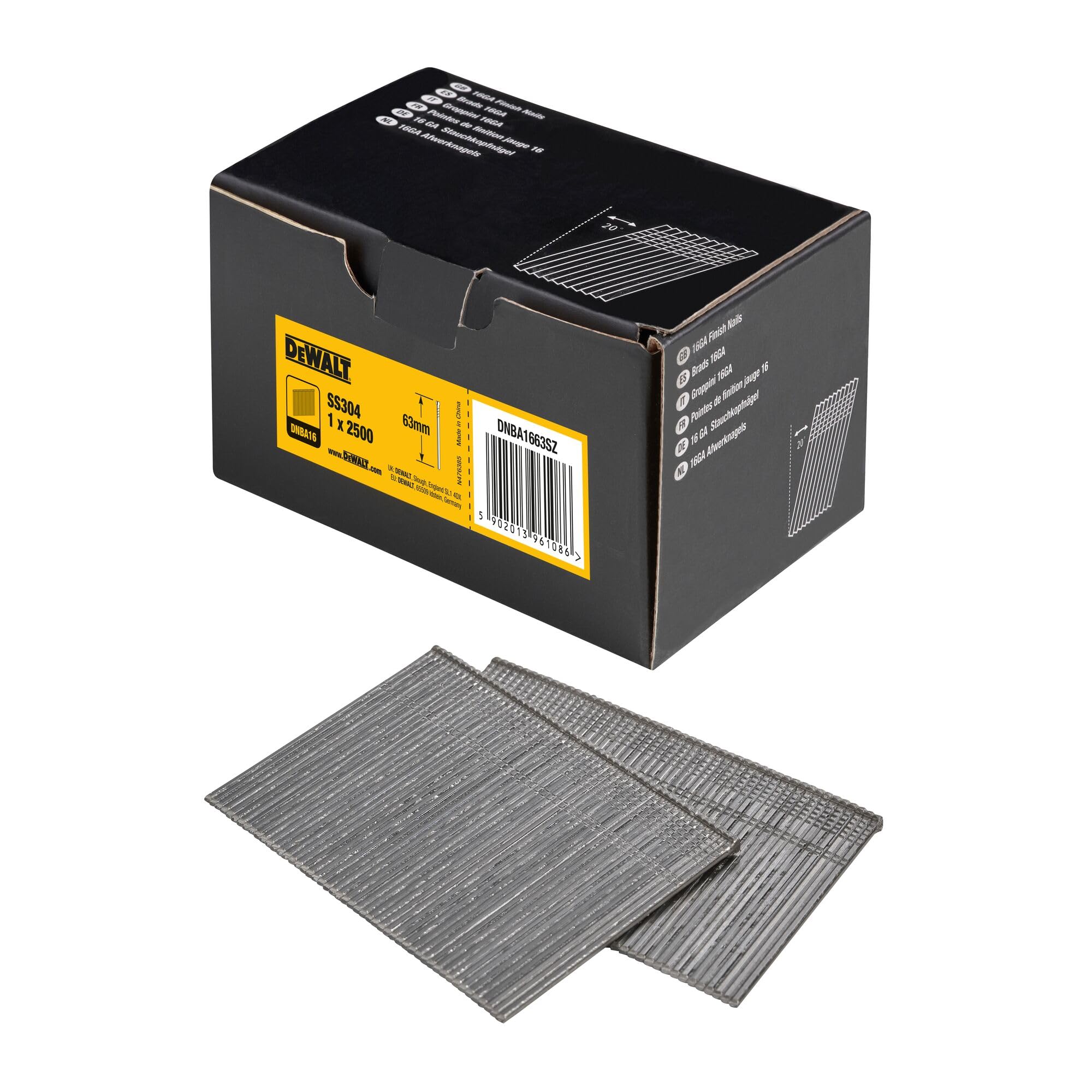 DeWalt DEWALT Stauchkopfnagel 20Gr. SS 63mm 2500Stk