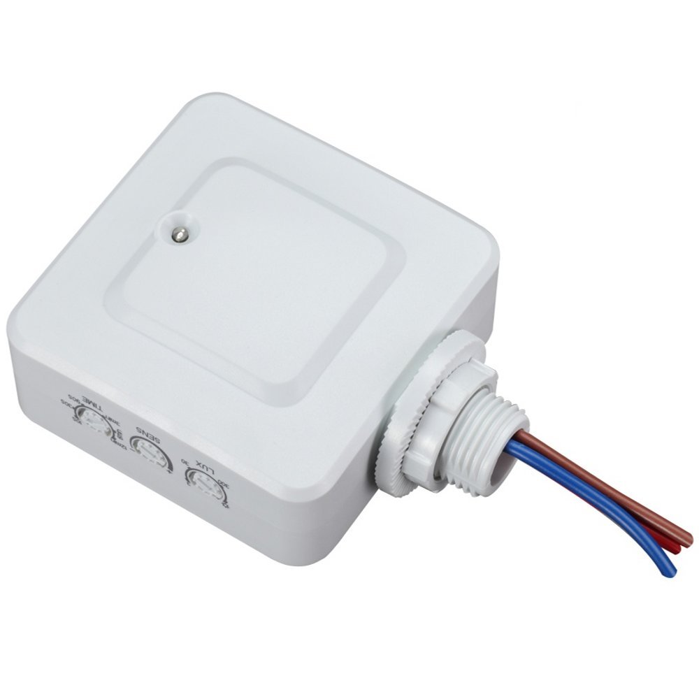 Maclean Energy Détecteur de mouvement micro-ondes Maclean MCE137 (Blanc)