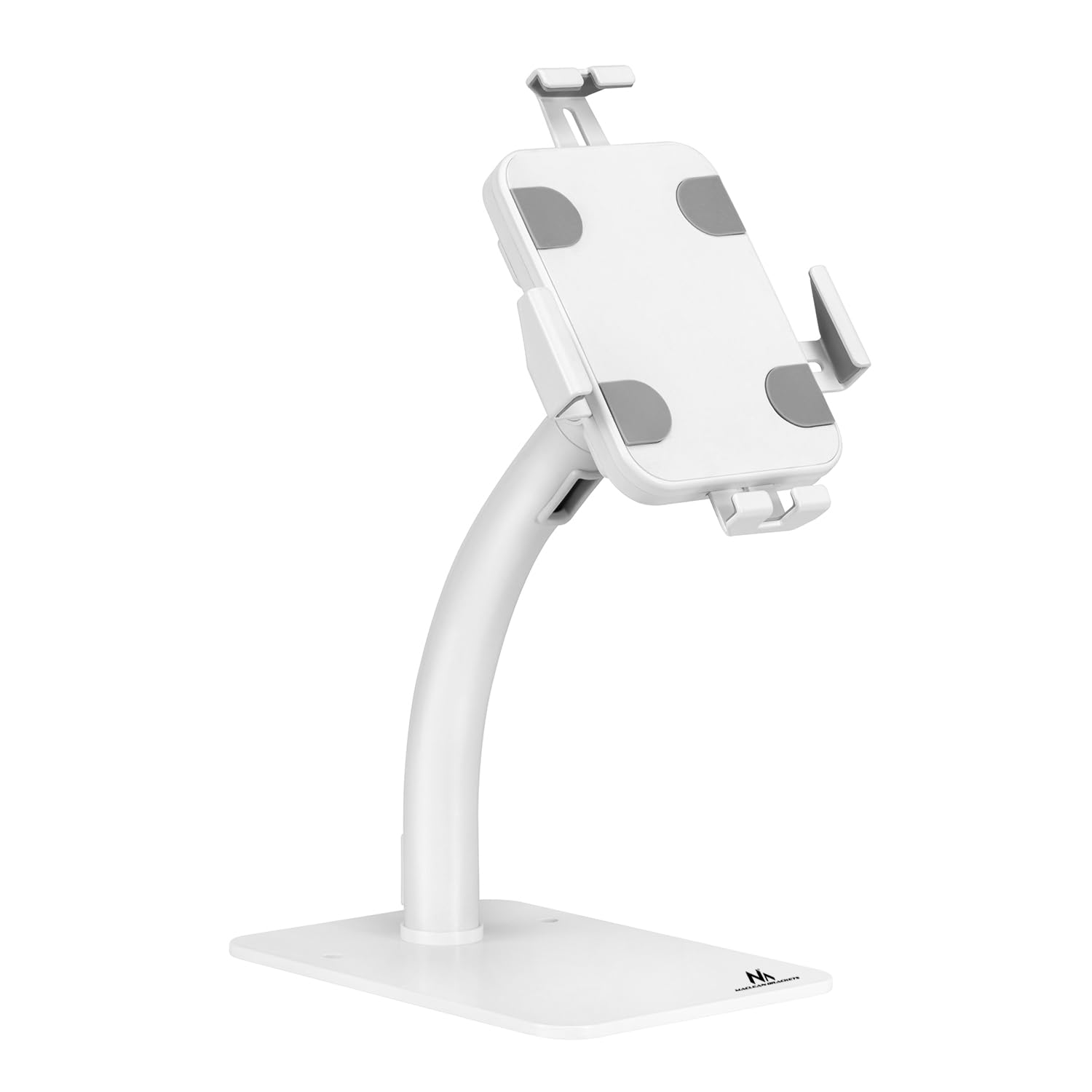 Maclean Energy Support tablette universel sur pied Maclean MC-468 avec antivol (Blanc)