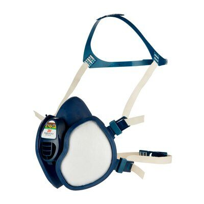 3M Masque partiel anti-poussière et anti-gaz taille unique ABEK1P3