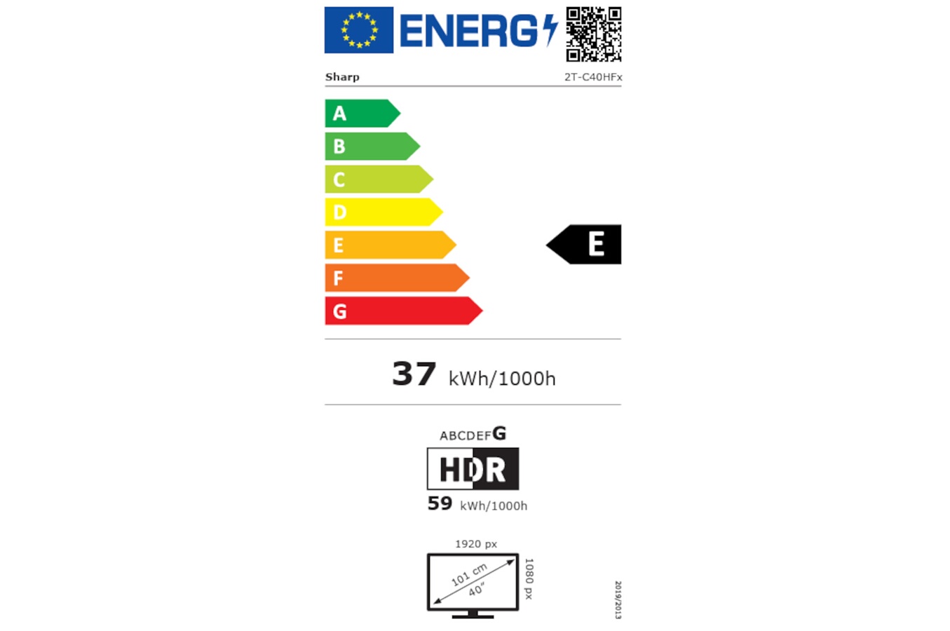 Sharp SHARP 40HF3765E GOOGLE TV 102CM FHD QLED 2025