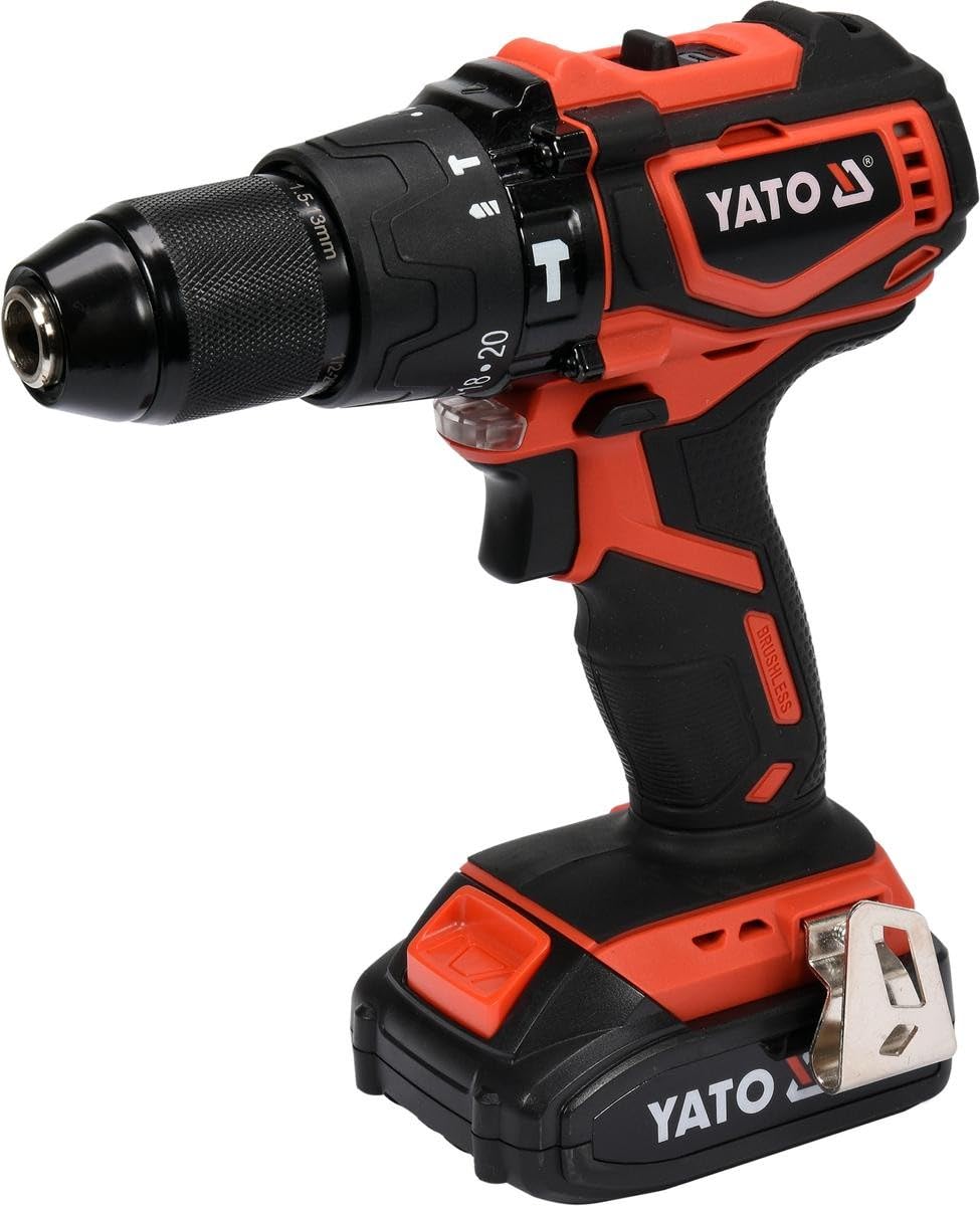 Yato perceuse yato à percussion YT-82796 18.0 V avec batterie 2 1.0 sans coffret