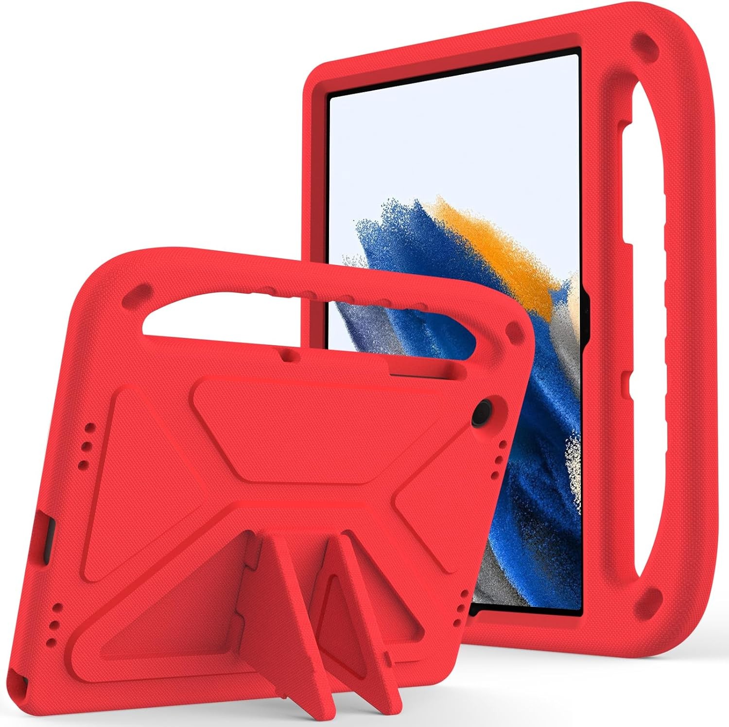 WE Etui antichocs pour Samsung Galaxy Tab A11+ 11 2025 avec poignée rotative, p