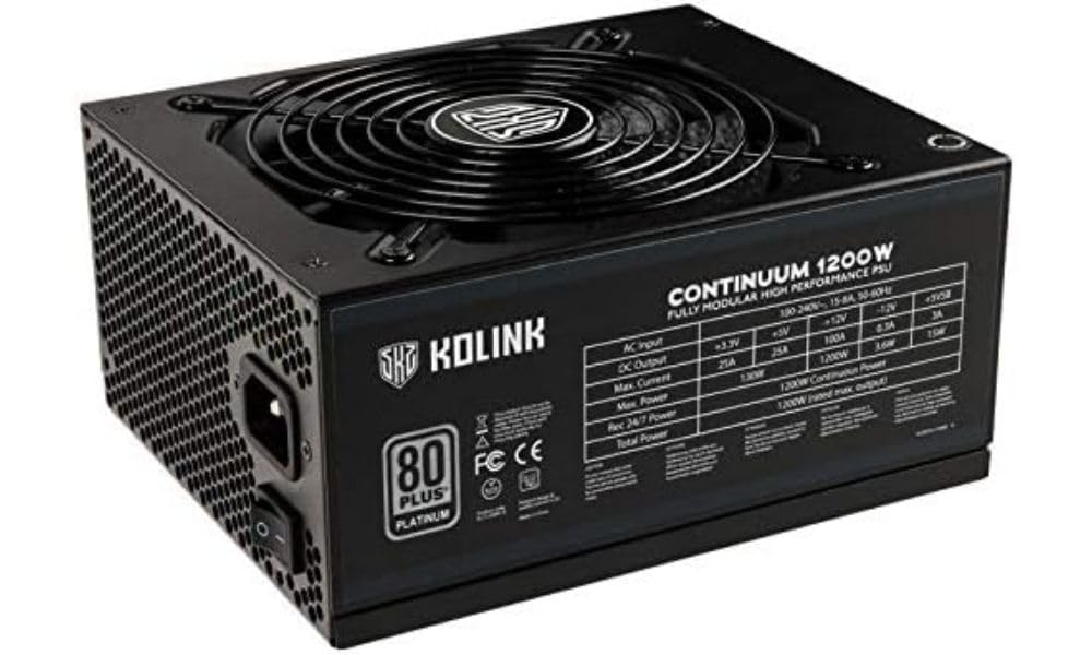 Kolink Continuum 80 PLUS Platinum Netzteil, modulaire
