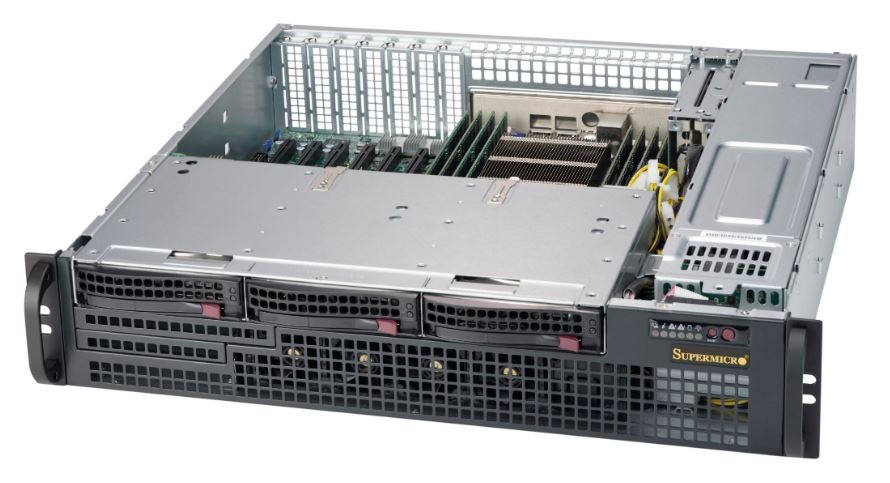 SuperMicro 2HE Supermicro CSE-825TQC-R802LPB