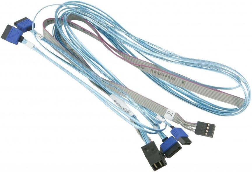 SuperMicro Supermicro MiniSAS HD to 4 SATA 12Gb/s with Sideband 75cm