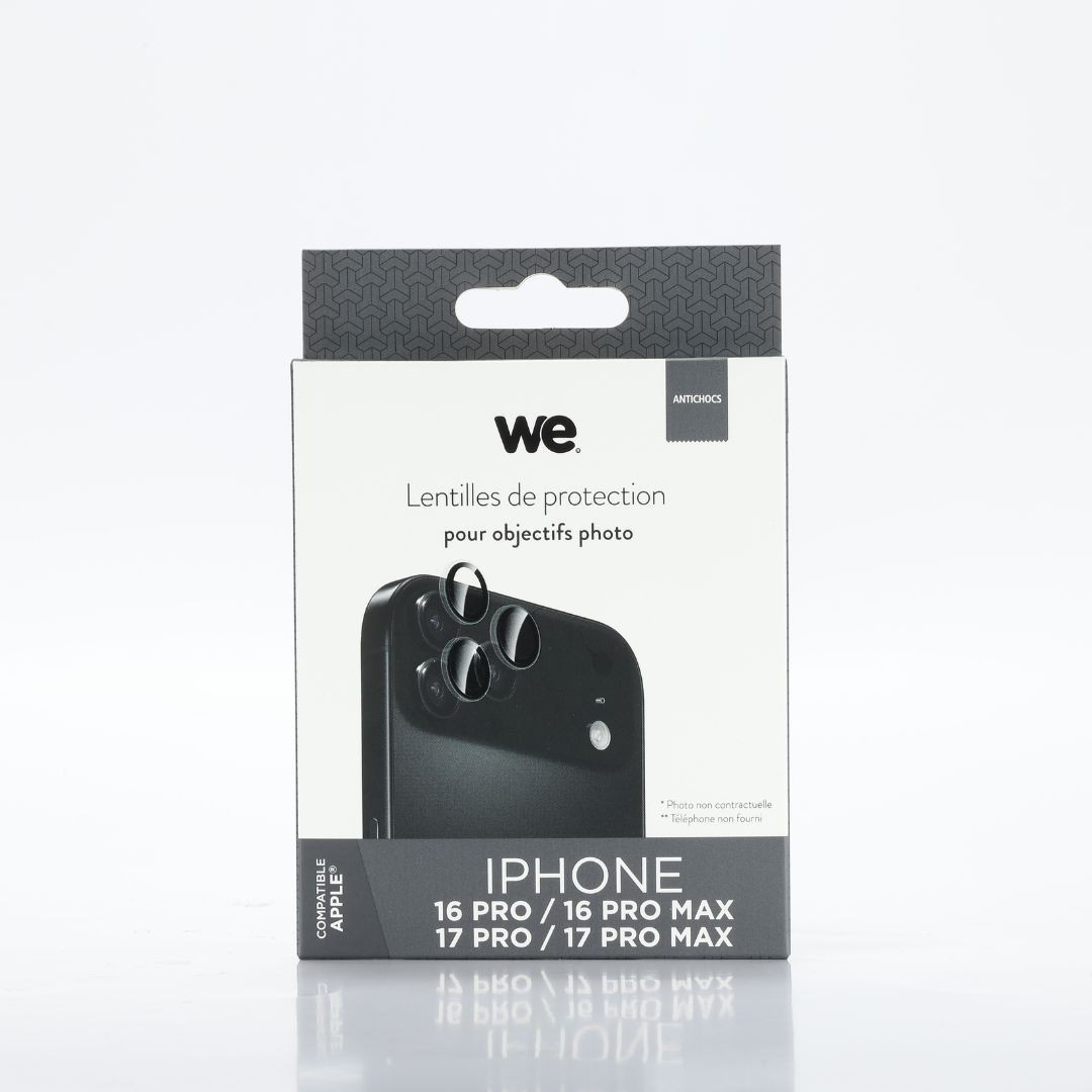 WE Lentilles de protection pour objectifs d'appareil photo iPhone 16 PRO / 16 PR
