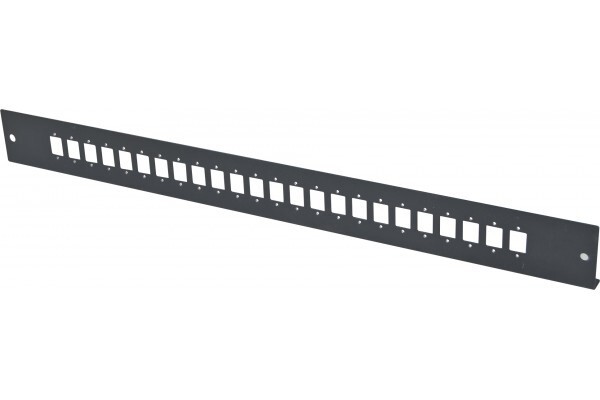 DEXLAN Façade nue 24 SC Duplex / LC Quad pour tiroir optique 1U