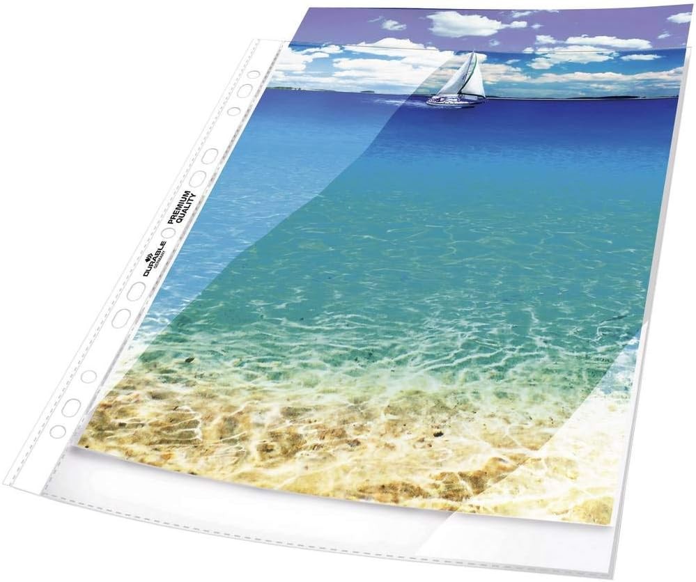 Durable DURABLE Prospekthüllen A4 Business 0,05mm 100 Stück glasklar