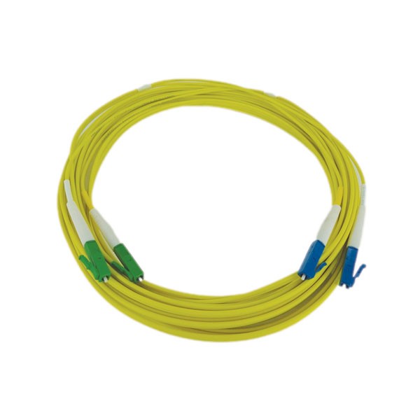ekivalan Jarretière zip 2,0mm OS2 G652D LC-APC/LC-UPC LSZH jaune 3m