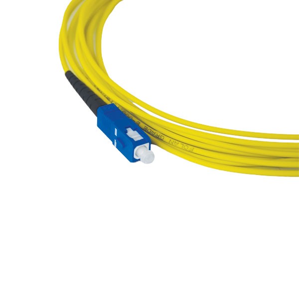 ekivalan Jarretière zip 2,0mm OS2 G652D SC-APC/SC-UPC LSZH jaune 10m
