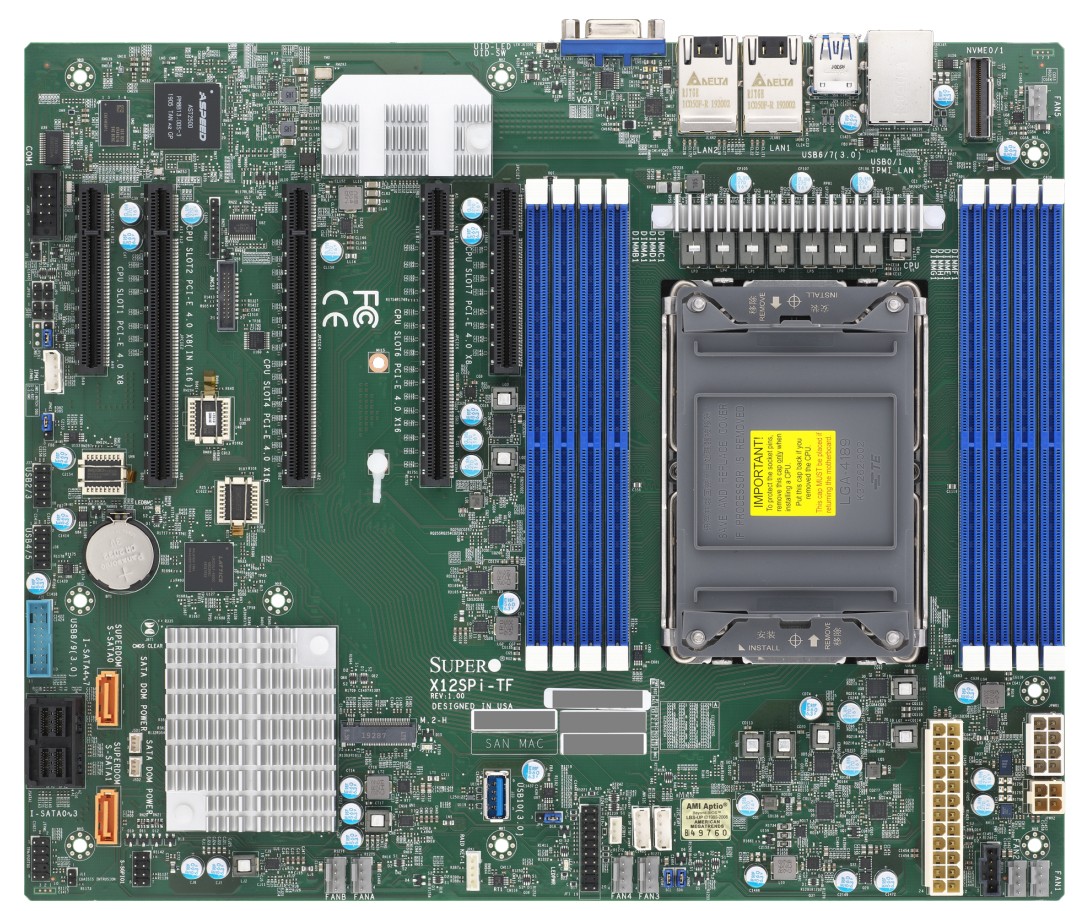 SuperMicro 4189 S Supermicro MBD-X12SPi-TF-O