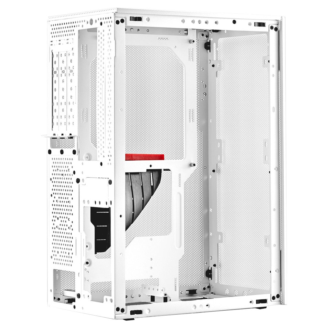 ssupd SSUPD Meshroom S V2 PC-Gehäuse, Mini-Gehäuse, ATX, Mesh – blanc, PCIe 5.0