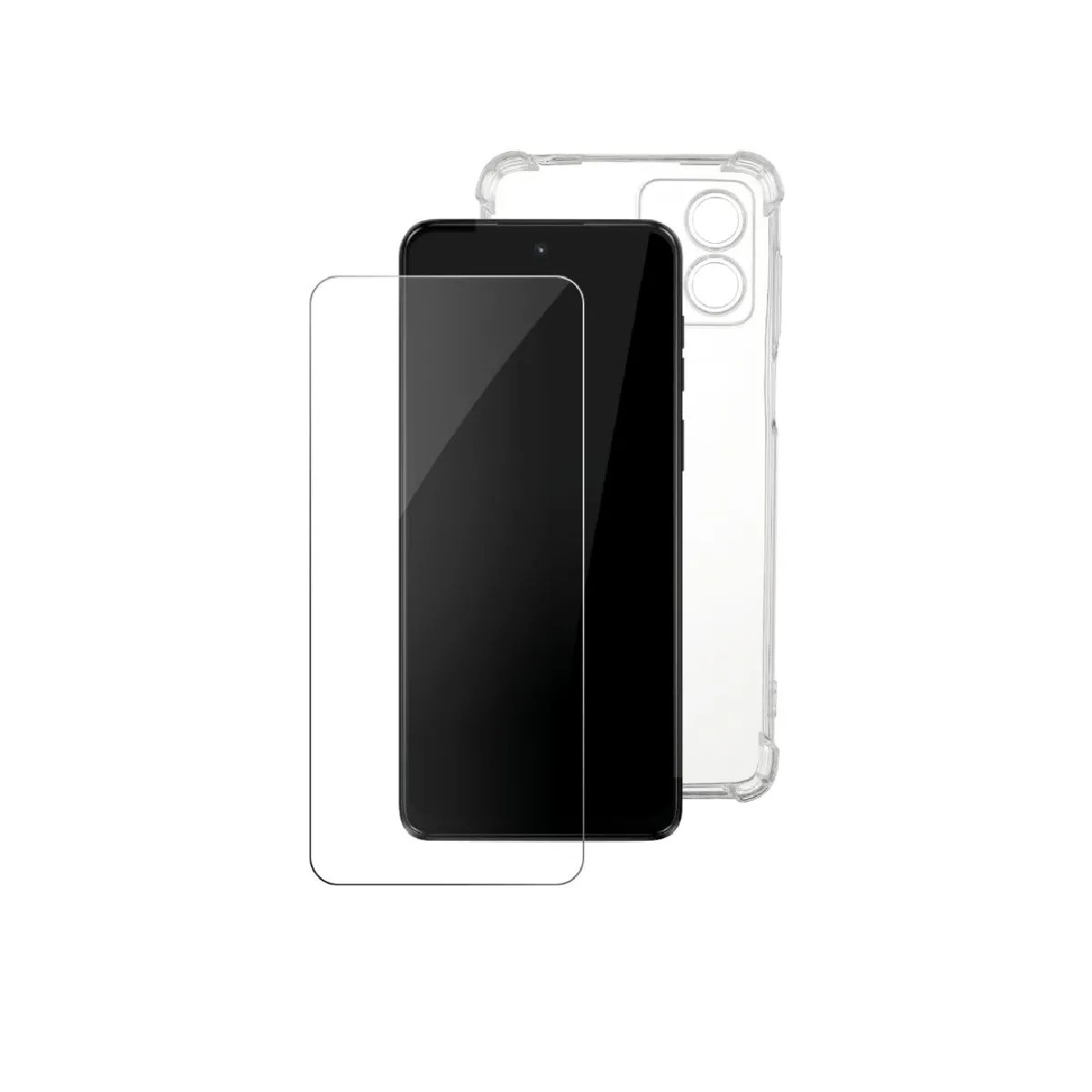WE PACK verre trempÃ© et coque de protection transparente OPPO A6 (4G/5G) / A6X (