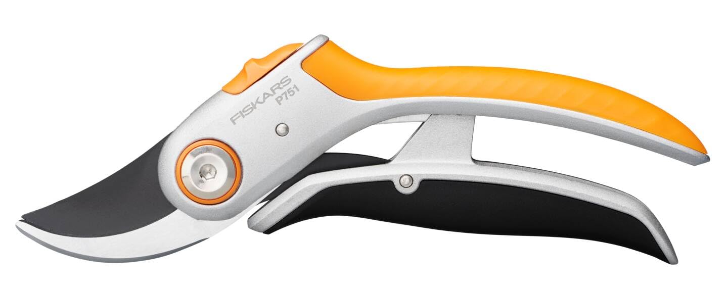 Fiskars Plus PowerLever Bypass-Gartenschere Metall P751