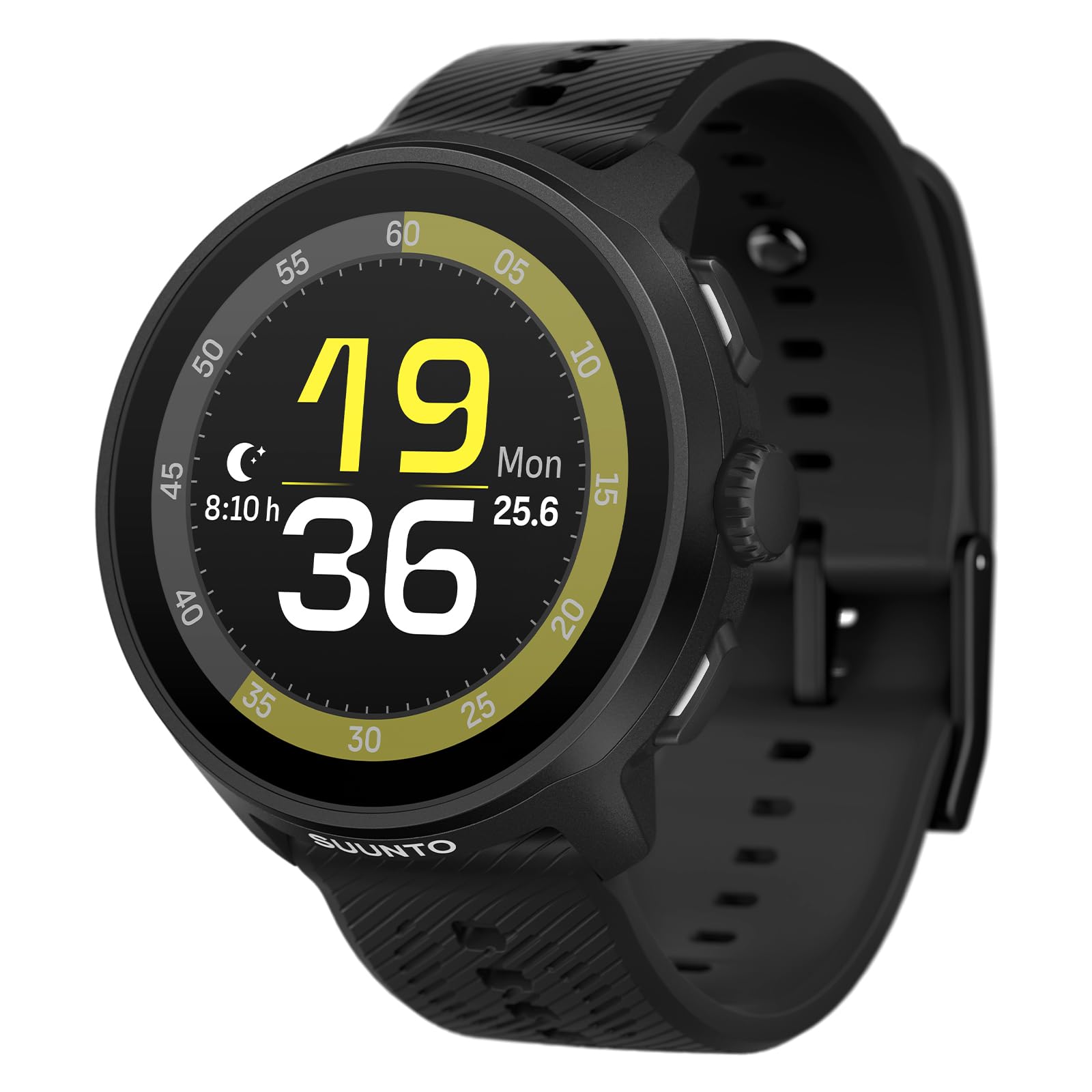 Suunto SUUNTO RUN ALL BLACK WITH SILICONE STRAP