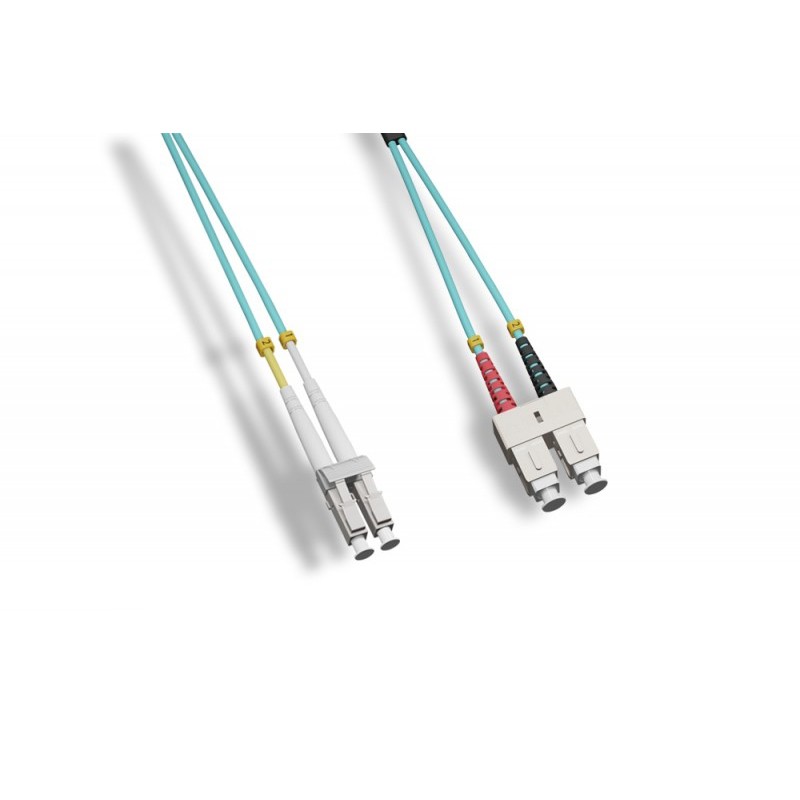 GENERIQUE Jarretière duplex HD OM4 SC-UPC/SC-UPC aqua
