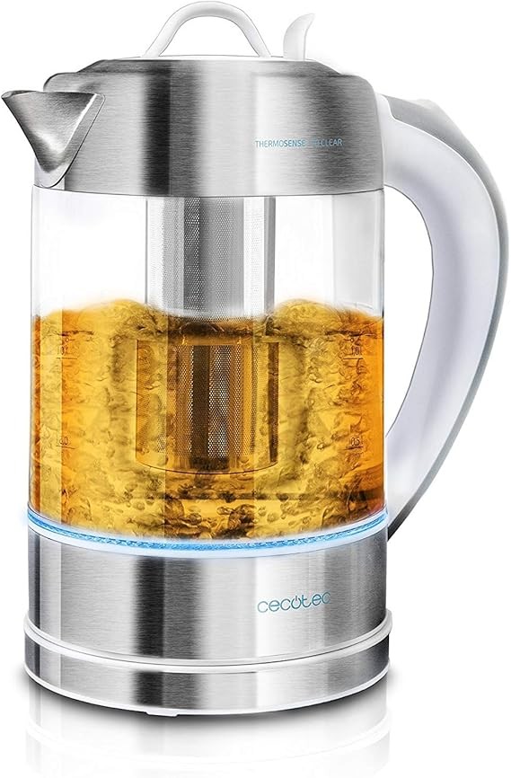 Cecotec ThermoSense 370 Clear Electric Kettle (edelstahl/transparent