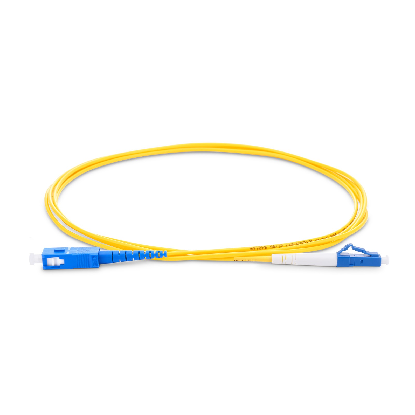 ekivalan Jarretière zip 2,0mm OS2 G652D ST-UPC/ST-UPC LSZH jaune 15m