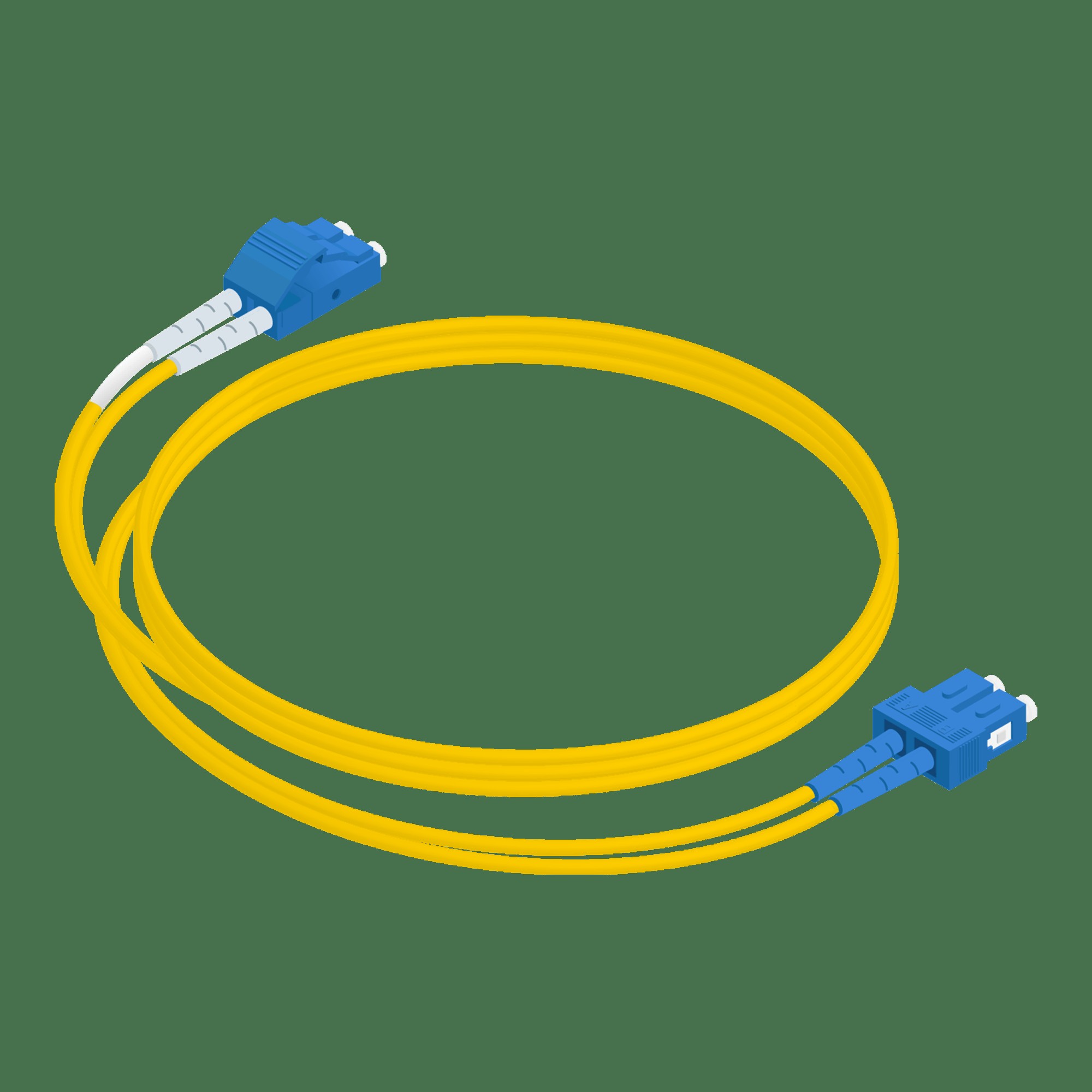 ekivalan Jarretière zip 2,0mm OS2 G652D SC-UPC/SC-UPC LSZH jaune 7m