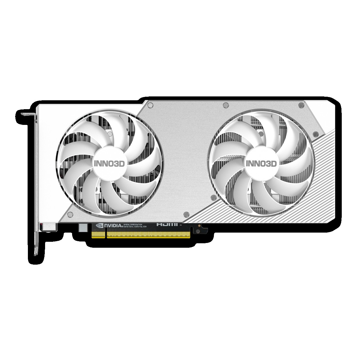 Inno3D GEFORCE RTX 5060 8Go TWIN X2 OC WHITE GDDR7 3xDP 1xHDMI