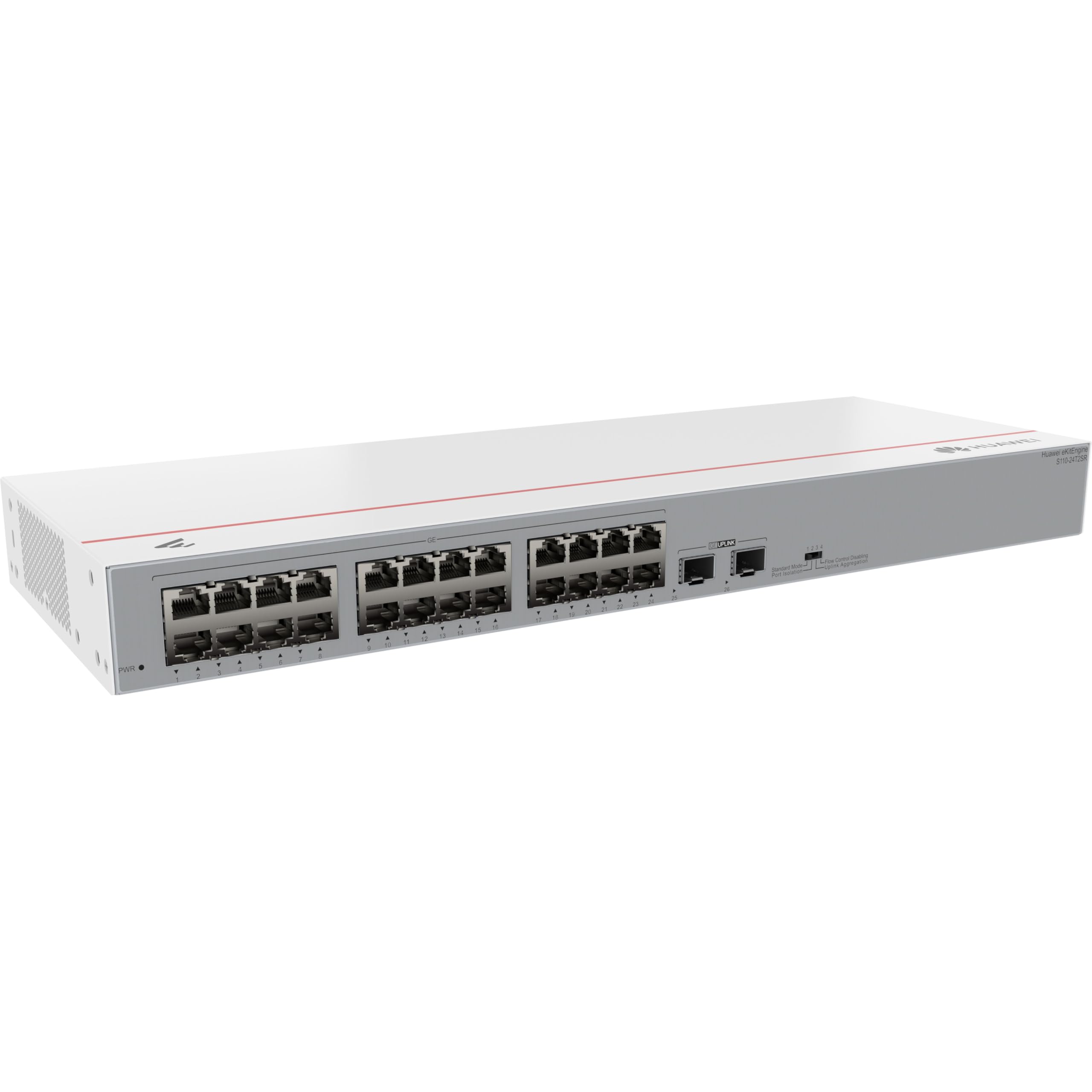 Huawei HUAWEI Switch S110-24T2SR 24x10/100/1000BASE-T ports 2xGE SFP ports AC power eKit Stock