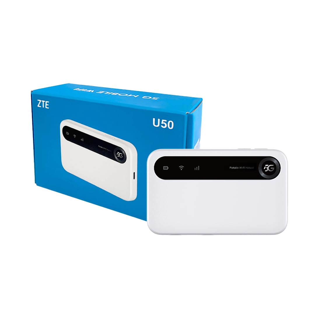 ZTE U50 5G Router/Wi-Fi6/USB-C-Port/Nano SIM 4500mAh Weiss retail