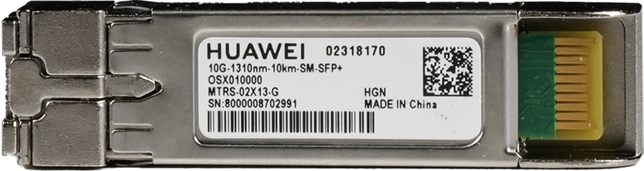 Huawei HUAWEI Optical Transceiver SFP+ 10G Singlemode Module 1310nm 10km LC