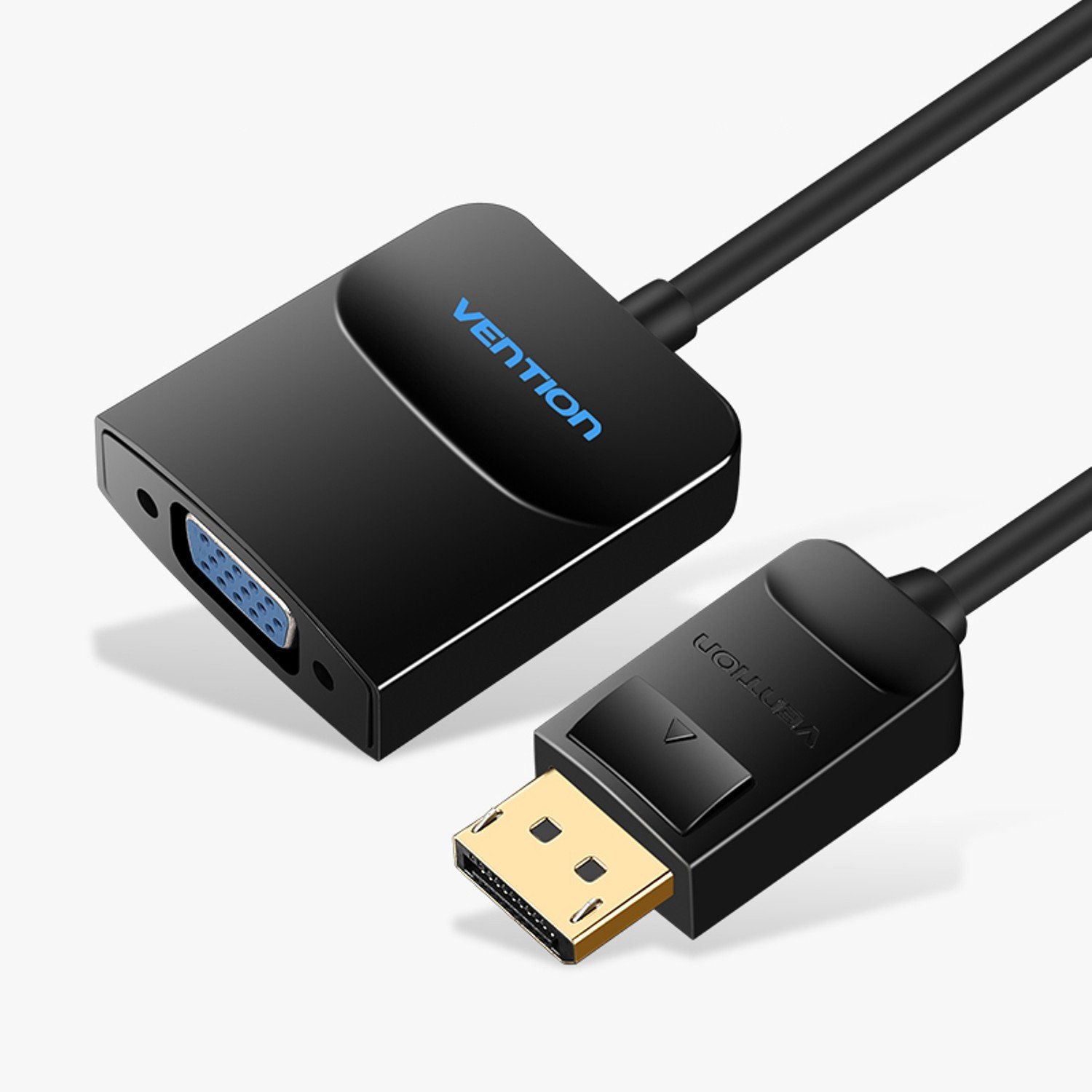 Vention Convertisseur DisplayPort vers VGA 1080P 15 cm HBFBB Noir