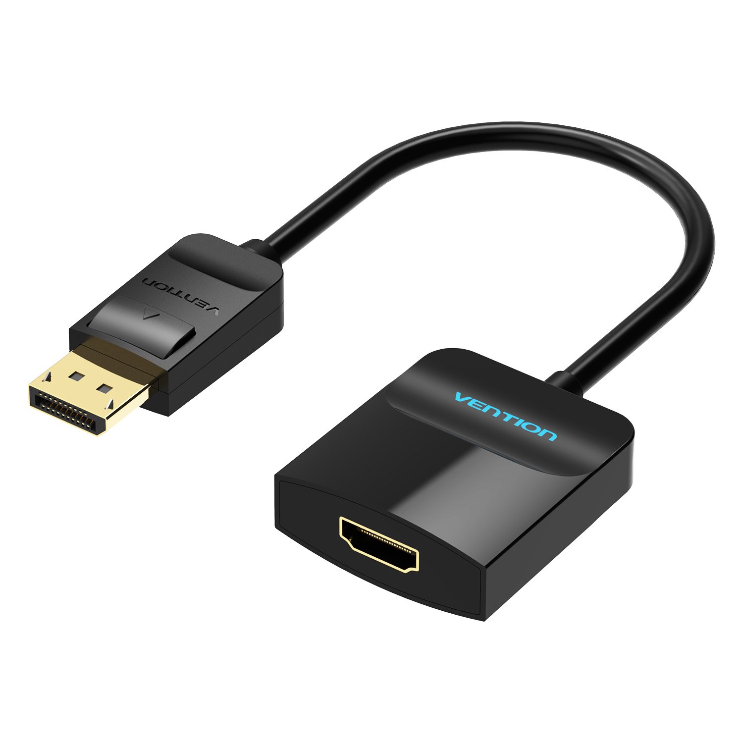 Vention Convertisseur HDMI DisplayPort HBGBB 1080P 15 cm Noir