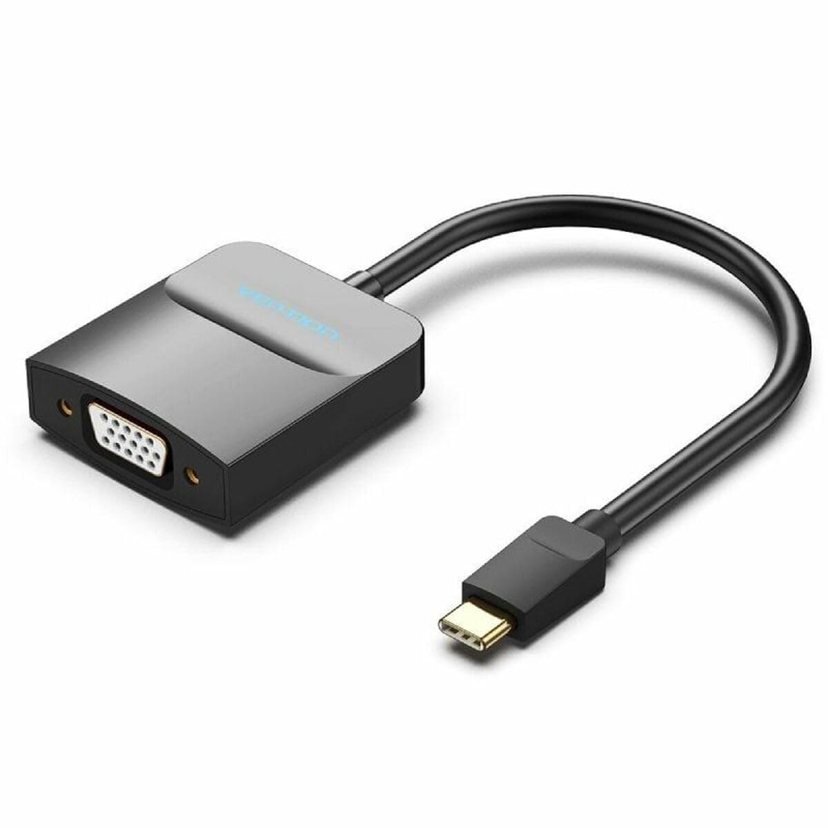Vention Adaptateur USB Type-C vers VGA TDDBB 1920 x 1080p 60 Hz Câble ABS 0,15 m