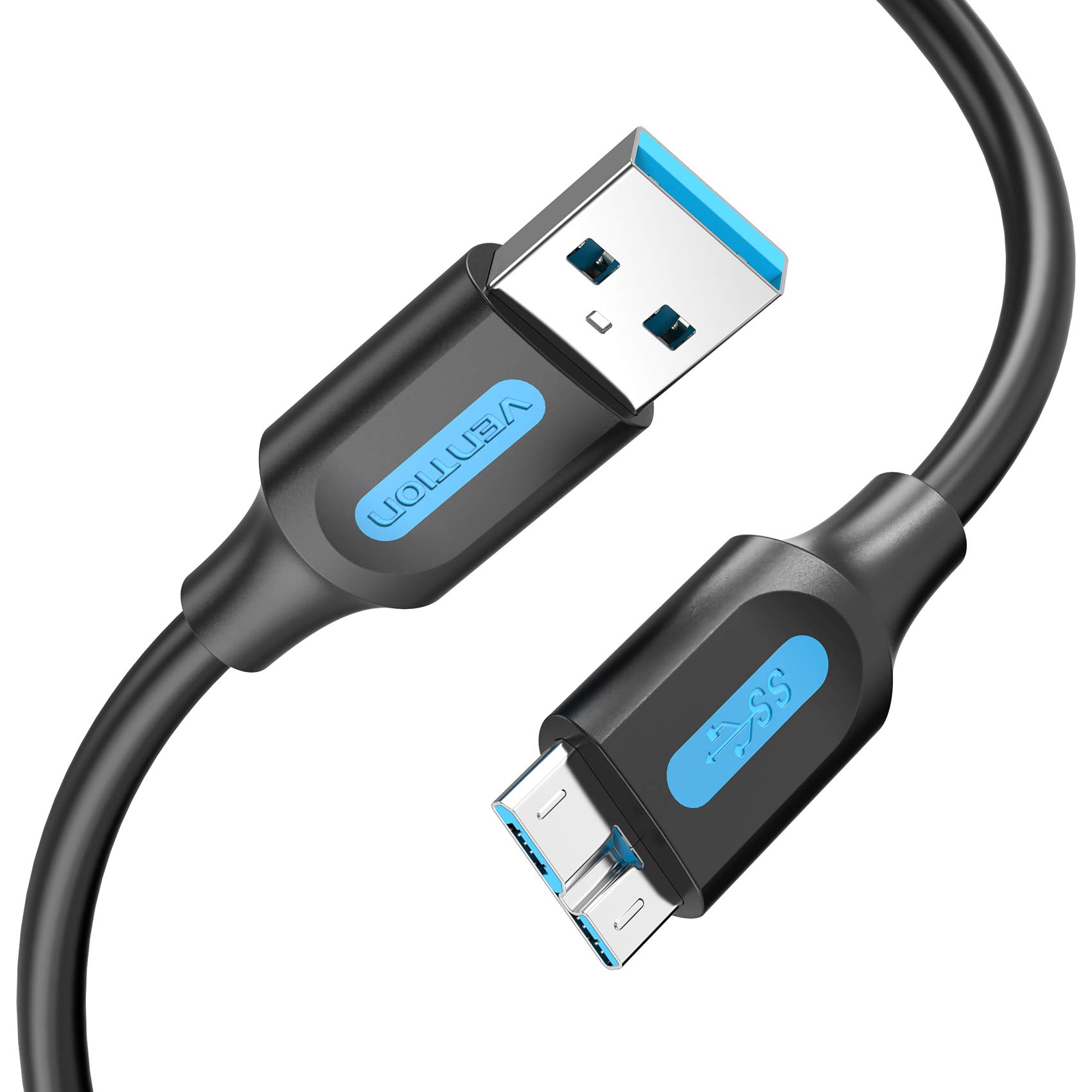 Vention Câble USB 3.0 pour disques durs externes 10W 1,5m noir