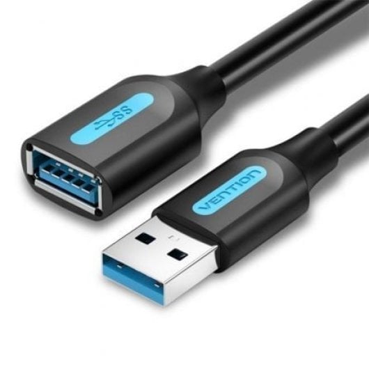 Vention Câble USB 3.0 CBHBJ mâle vers femelle 5 m, cuivre noir