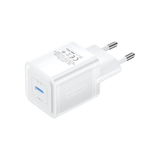 Vention GaN Charger FEPW0-EU Tête de chargement avec entrée USB-C 20W EU Blanc