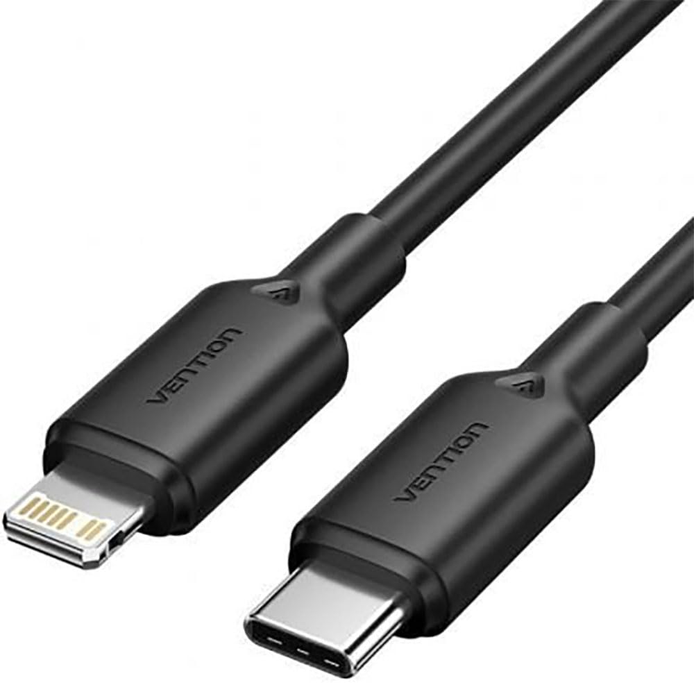 Vention Câble USB-C vers Lightning LAKBH 27 W 2 m 480 Mbps Noir