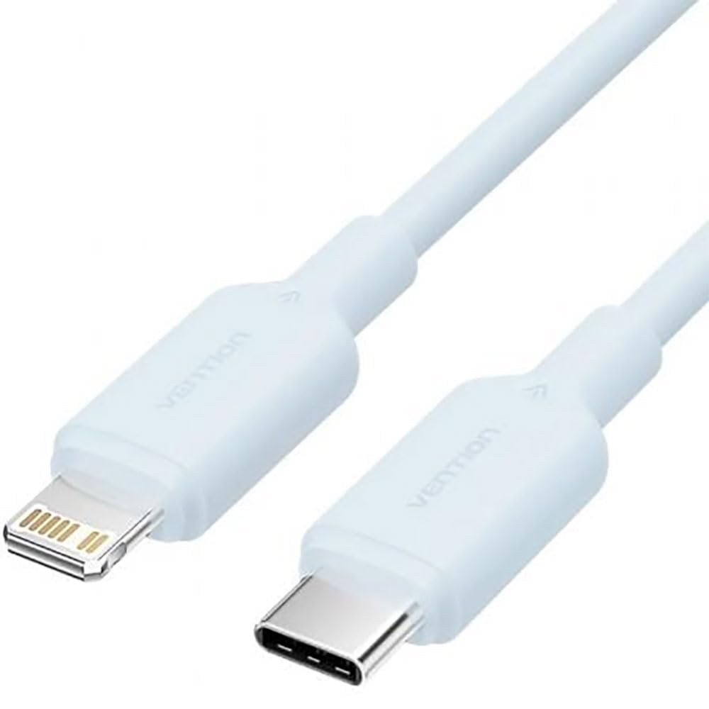 Vention Câble USB-C vers Lightning LAKSH 2 m 27 W 3 A bleu 480 Mbps nickelé