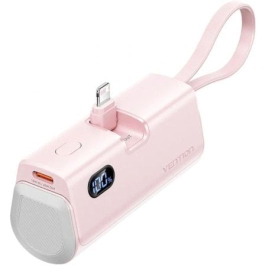 Vention Batterie externe FHRP0 4800 mAh Rose 22,5 W Ultraportable LED Type-C Lightning